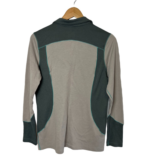 Outdoor Research Size Large Blackridge Top 9" Front Zipper Slate/Pewter Wool EUC - Picture 2 of 11